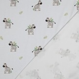 Organic Jersey Katoen Zebra’s – Zacht, Rekbaar & Biologisch