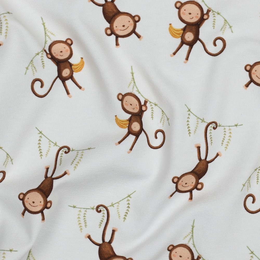 Organic Jersey Katoen Aapjes – Zacht, Rekbaar & Biologisch