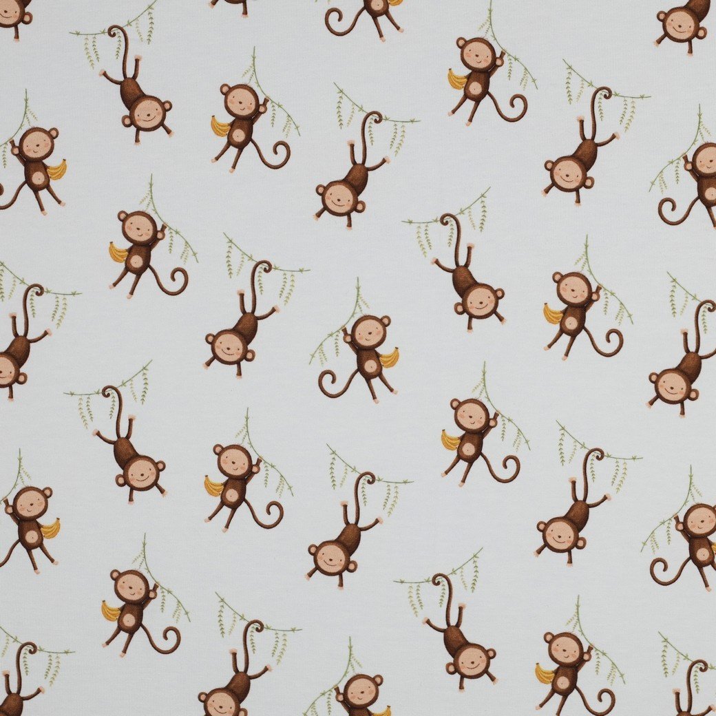 Organic Jersey Katoen Aapjes – Zacht, Rekbaar & Biologisch