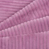 Brede Ribfluweel Jersey Stof Oud Lila– Zacht & Stijlvol