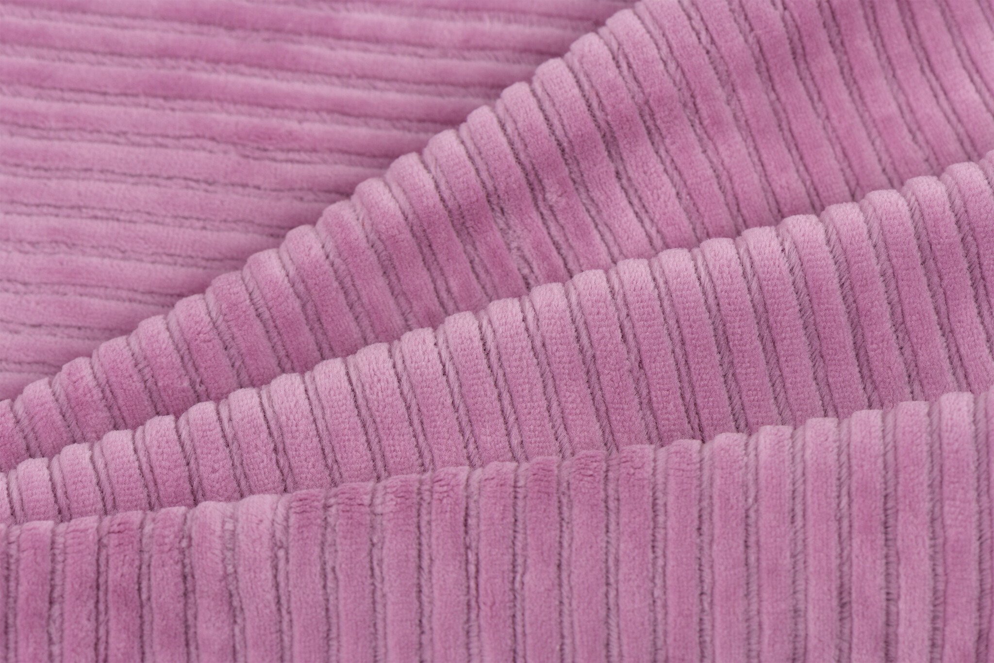 Brede Ribfluweel Jersey Stof Oud Lila– Zacht & Stijlvol