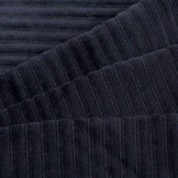 Brede Ribfluweel Jersey Stof Marine– Zacht & Stijlvol