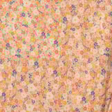 Rib Jersey Stof Tijdloze Bloem Donker Blauw – Kleurrijk & Zacht