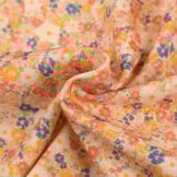 Jersey Katoen Tijdloze Bloem Donker Blauw – Zacht & Rekbaar