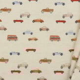 Rib Jersey Stof Kleine Auto’s – Stoer & Speels