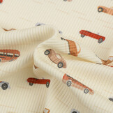 Rib Jersey Stof Kleine Auto’s – Stoer & Speels