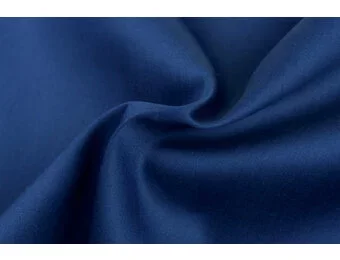Katoen Satijn Stof Koningsblauw