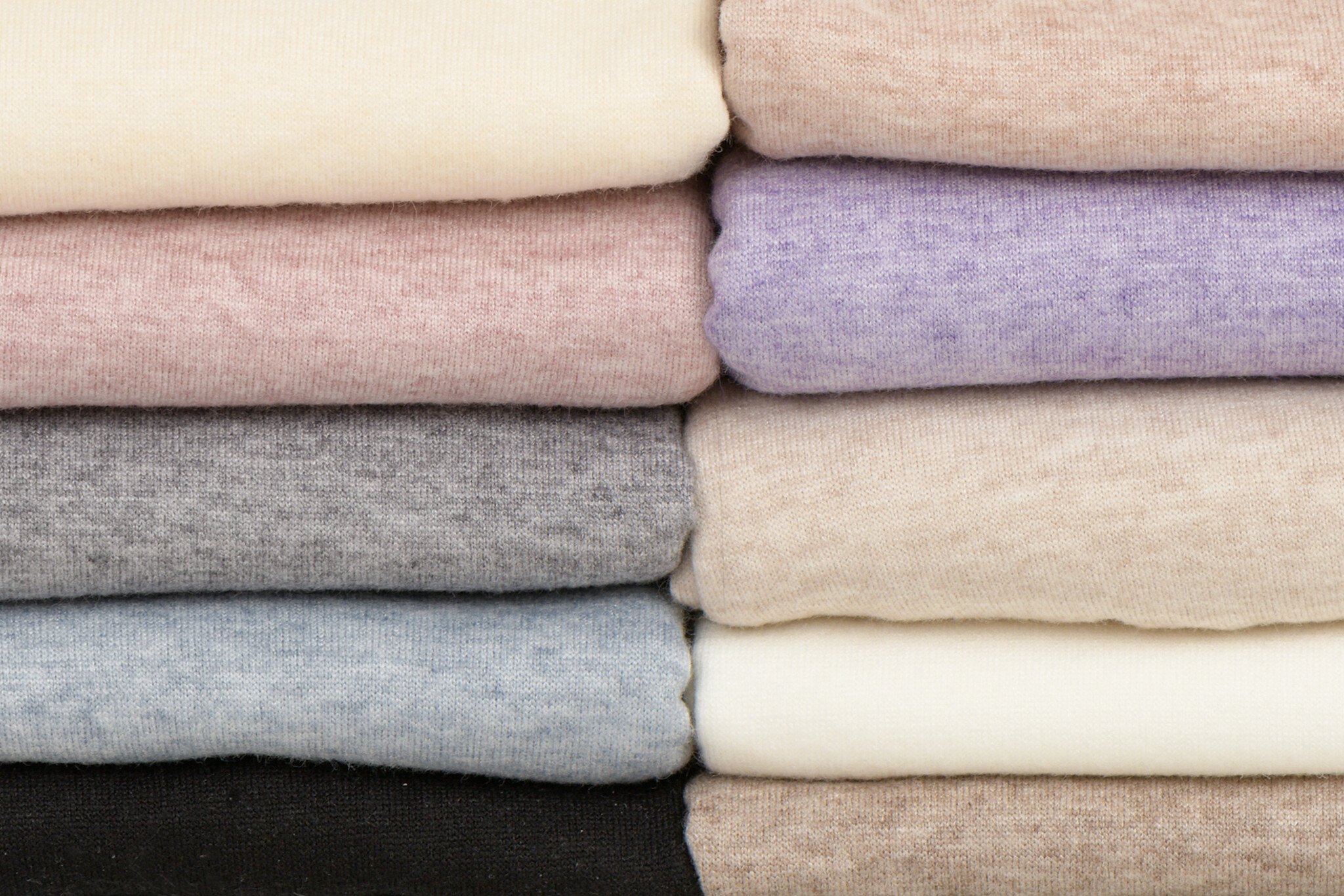 Cashmere Touch Jersey Stof Taupe Melange – Zacht & Stretchy