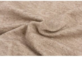 Cashmere Touch Jersey Stof Taupe Melange