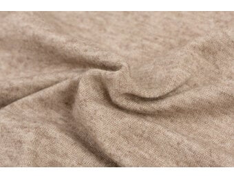 Cashmere Touch Jersey Stof Taupe Melange