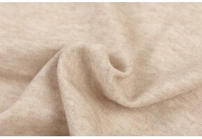 Cashmere Touch Jersey Stof Licht Beige Melange