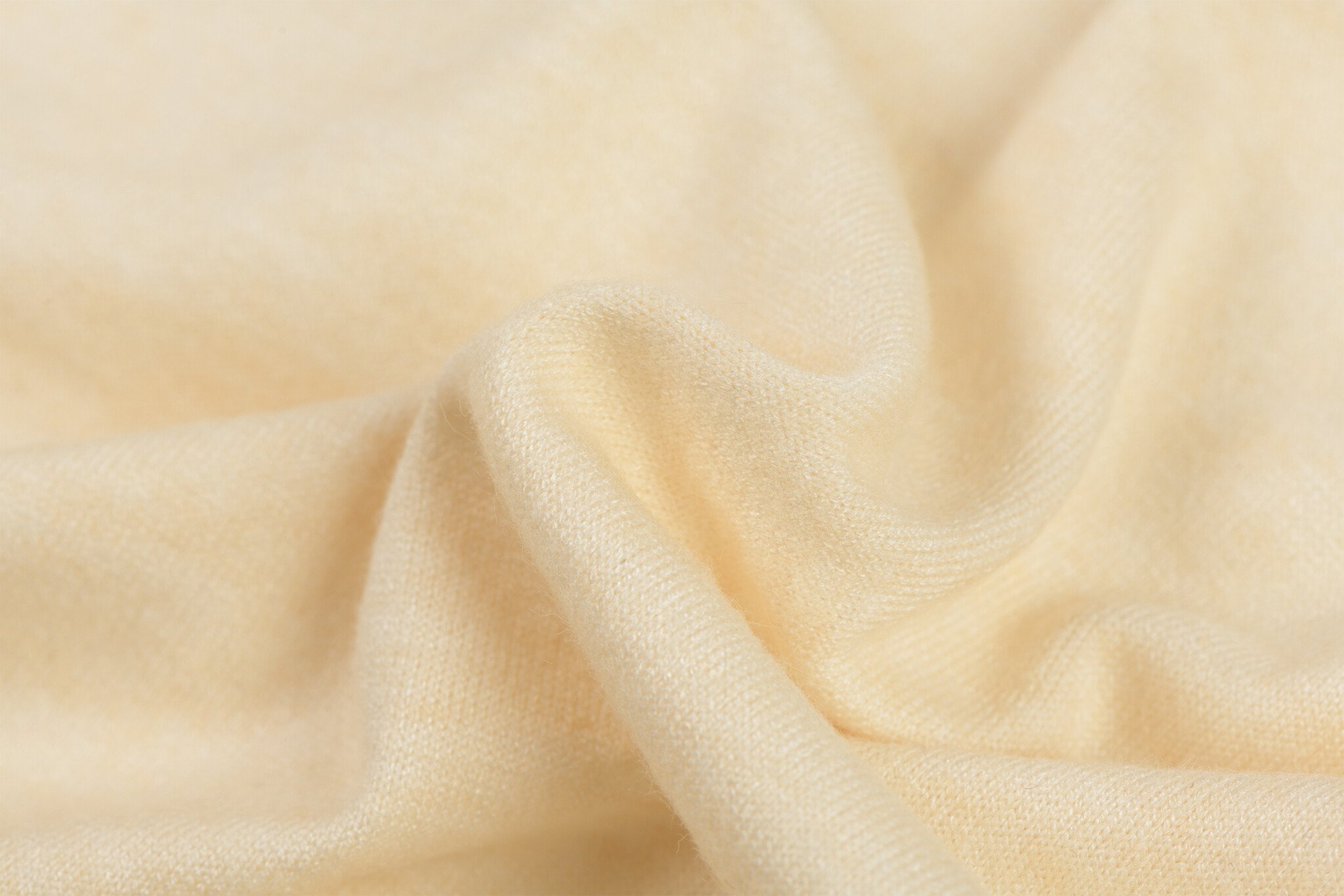 Cashmere Touch Jersey Stof Crème Melange – Zacht & Stretchy