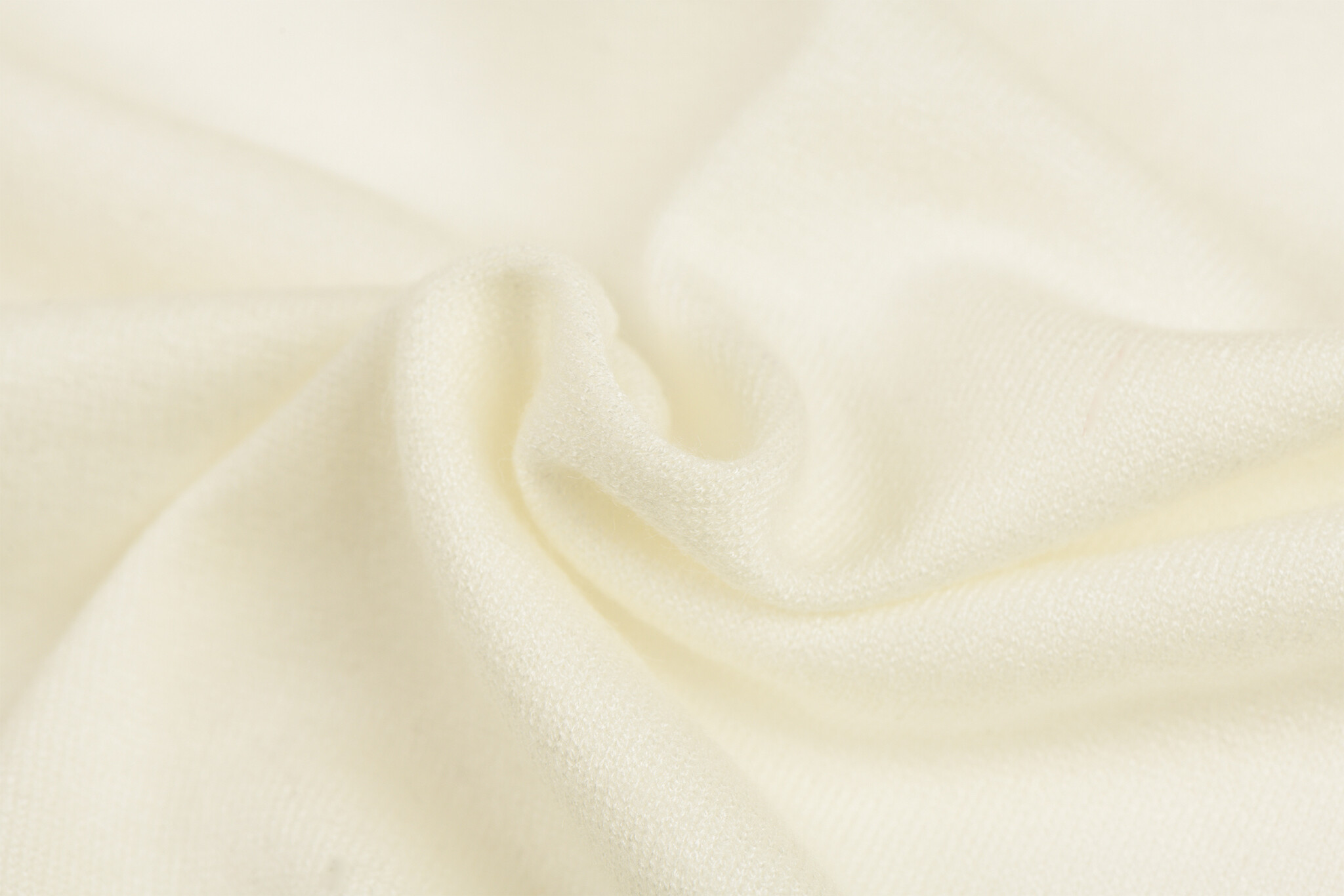 Cashmere Touch Jersey Stof Ecru – Zacht & Stretchy