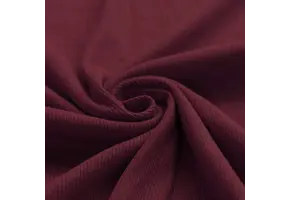 Rib Jersey Stof Bordeaux