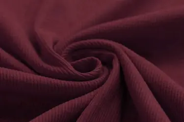 Rib Jersey Stof Bordeaux