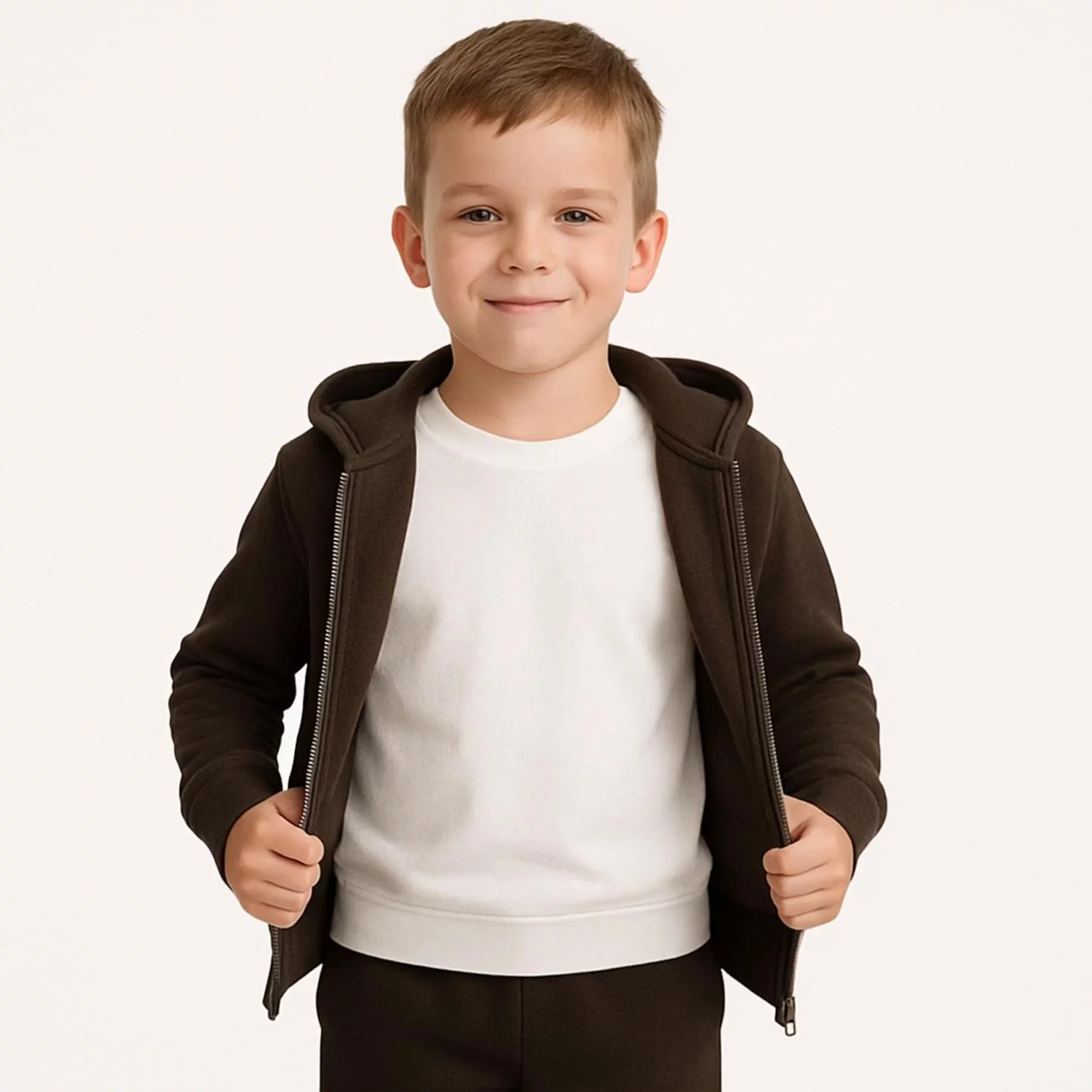 Joggingstof Chocolade Bruin – Zacht, Warm & Comfortabel