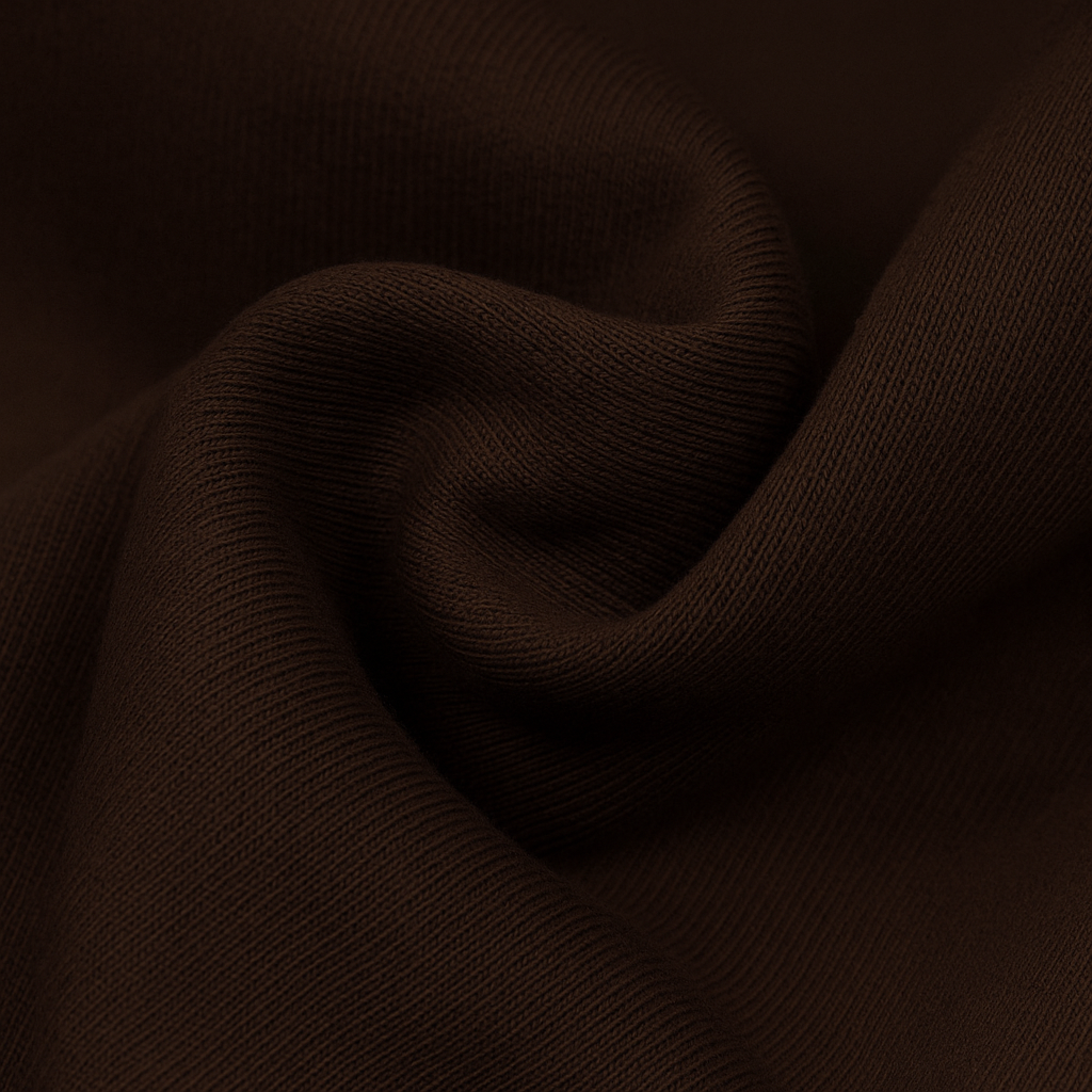 Joggingstof Chocolade Bruin – Zacht, Warm & Comfortabel