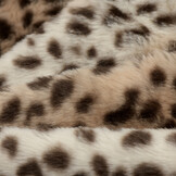 Faux Fur Stof Cheetah Zandbeige / Bruin – Zacht, Warm & Stijlvol
