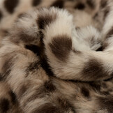 Faux Fur Stof Cheetah Zandbeige / Bruin – Zacht, Warm & Stijlvol
