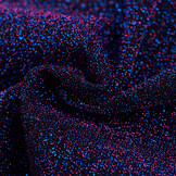 Lurex Glitter Jersey Stof Blauw – Roze – Sprankelend & Veelzijdig