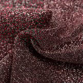 Lurex Glitter Jersey Koraalroze – Zilver – Sprankelend