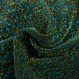 Lurex Glitter Jersey Stof Turquoise – Goud – Stralend & Veelzijdig