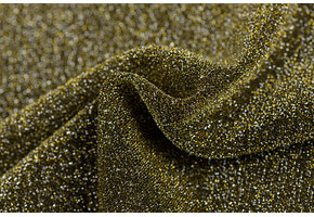 Lurex Glitter Jersey Goud – Zilver
