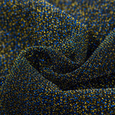 Lurex Glitter Jersey Blauw – Goud – Chic & Sprankelend