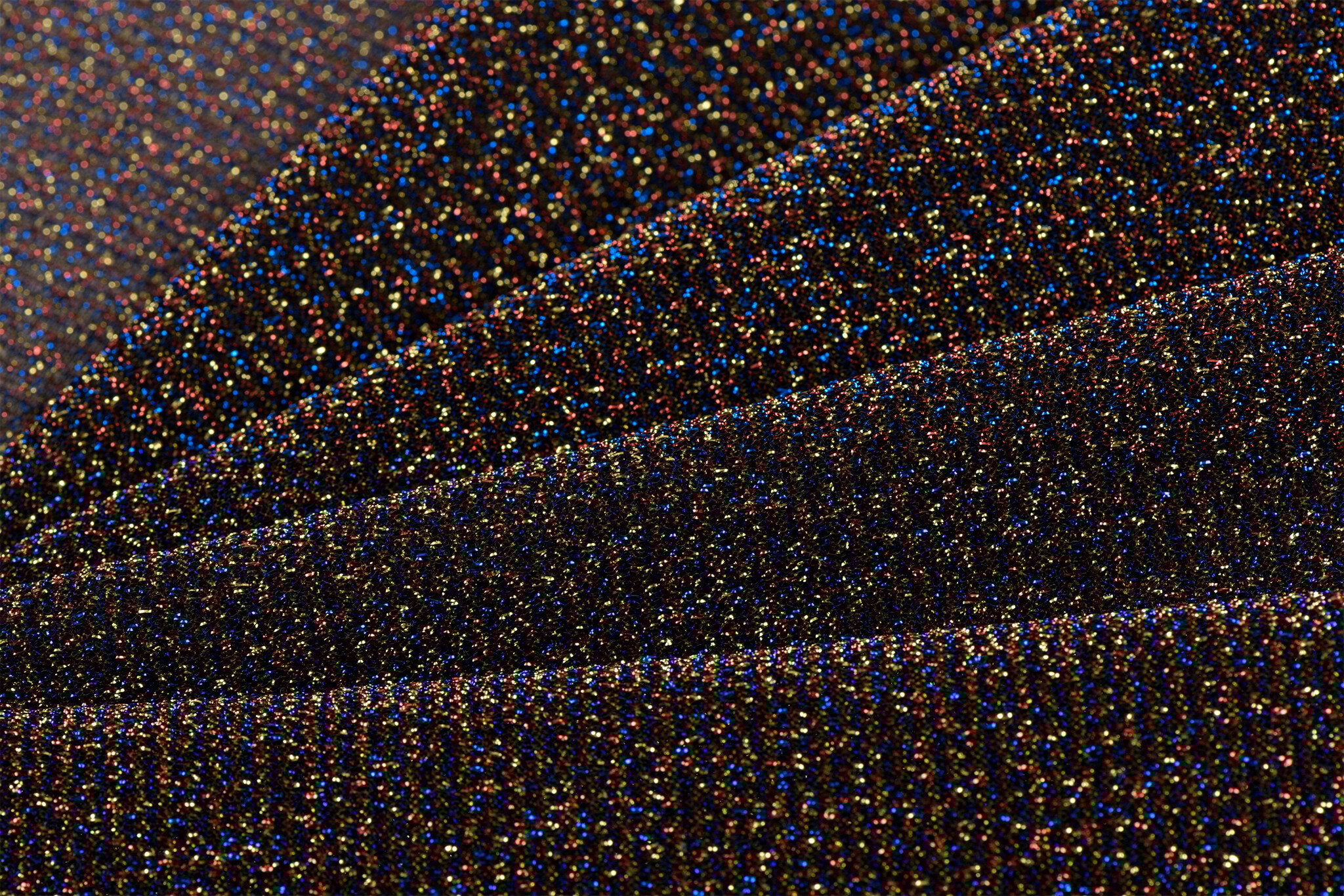 Lurex Glitter Jersey Stof Goud Multicolor – Feestelijk & Glamoureus