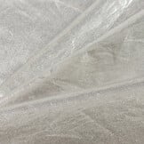 Katoen Stof Metallic Foil – Zilver met subtiel glittereffect