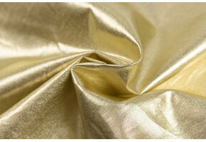 Katoen Stof Metallic Foil – Goud