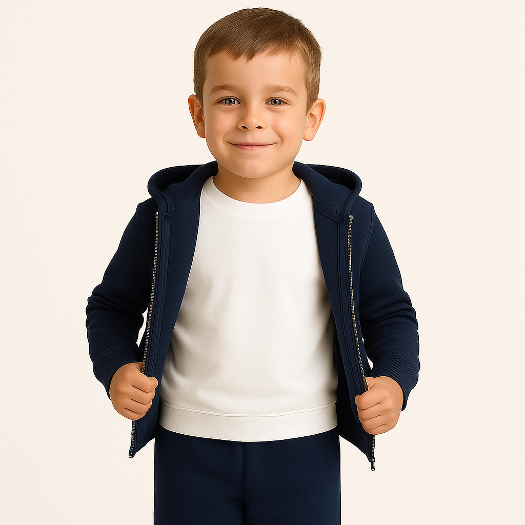 Joggingstof Marine – Zacht, Warm & Comfortabel