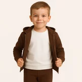 Joggingstof Licht Bruin – Zacht, Warm & Comfortabel