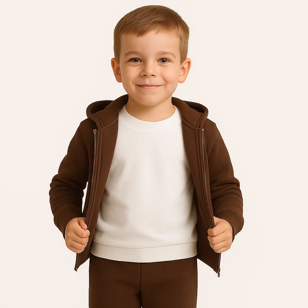 Joggingstof Licht Bruin – Zacht, Warm & Comfortabel