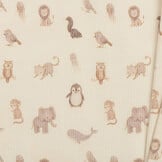 Rib Jersey Stof Pasgeboren Dieren – Schattig & Comfortabel