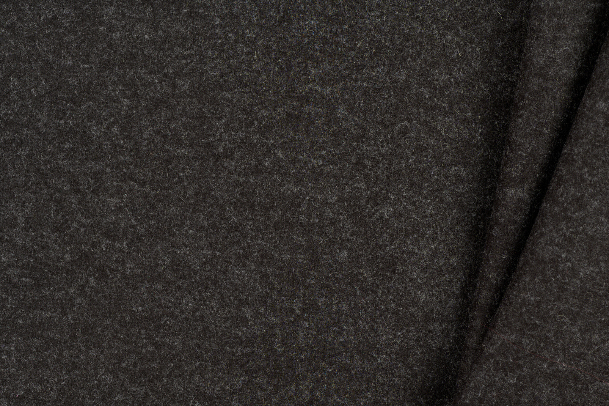 Mantel Terry Melange Stof Antraciet Grijs – Warm, Zacht & Stijlvol