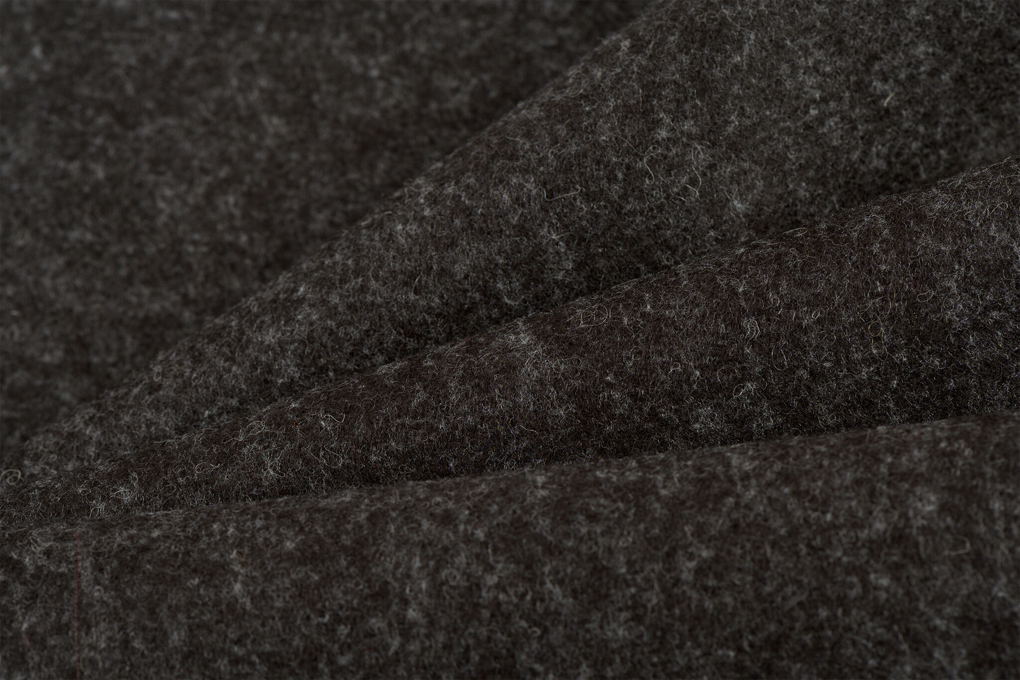 Mantel Terry Melange Stof Antraciet Grijs – Warm, Zacht & Stijlvol