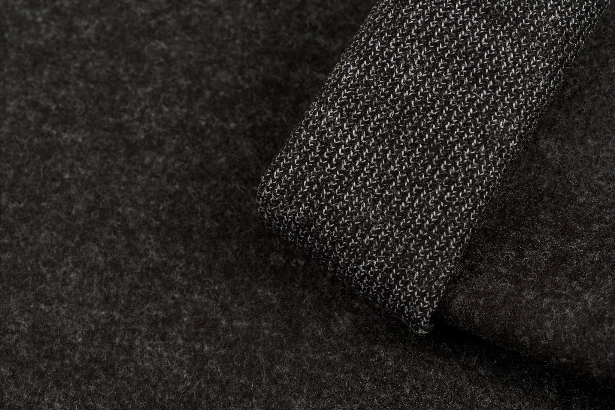 Mantel Terry Melange Stof Antraciet Grijs – Warm, Zacht & Stijlvol