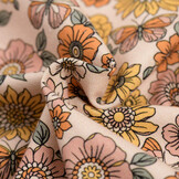 Jersey Katoen Pastel Vlinderbloem – Zacht & Rekbaar