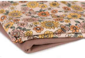 Jersey Katoen Digitale Print - Pastel Vlinderbloem