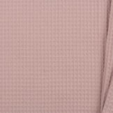 Wafelkatoen Piqué Oud Roze – Zacht, Ademend & Stijlvol