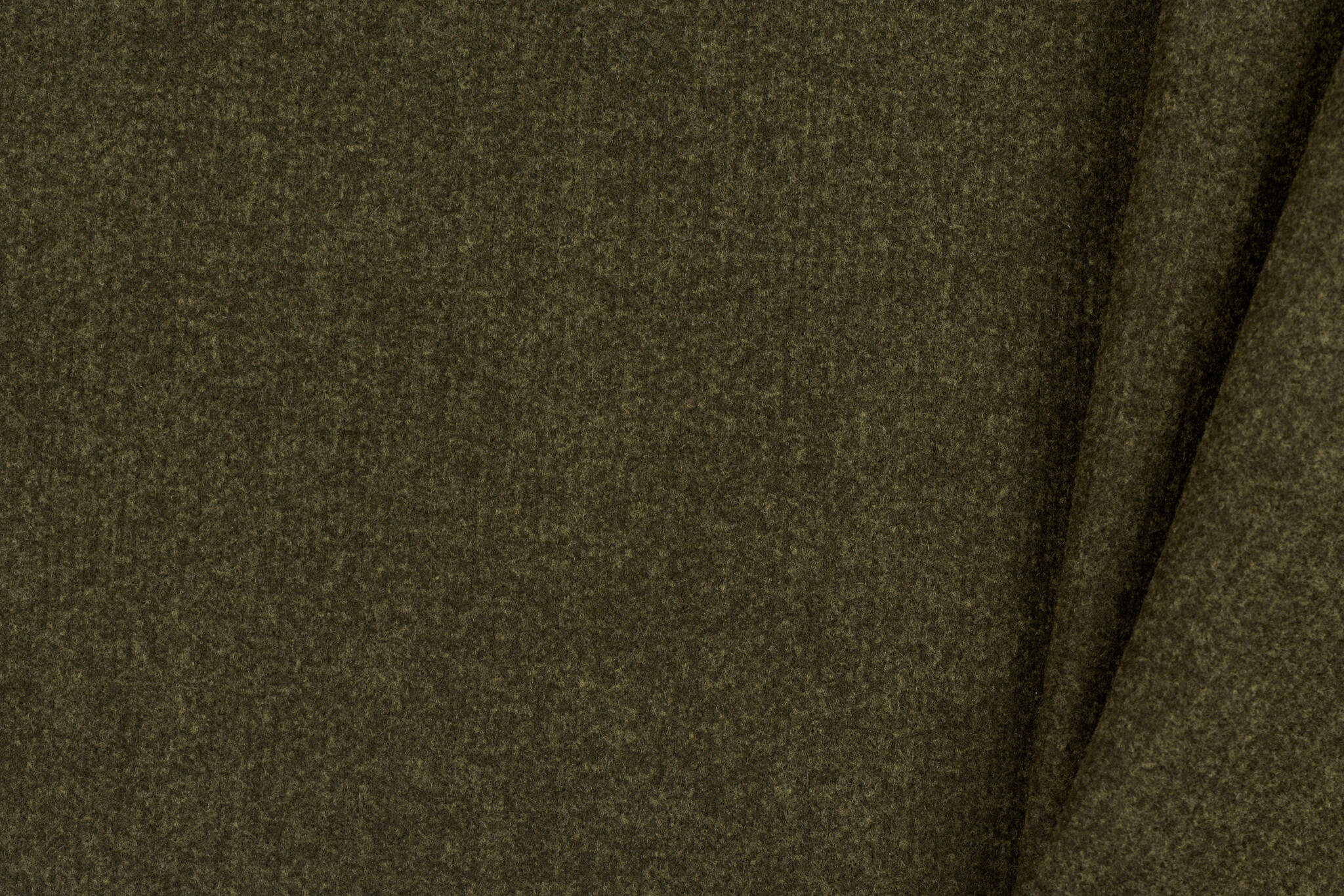 Mantel Terry Melange Stof Army Olijf – Warm, Zacht & Stijlvol