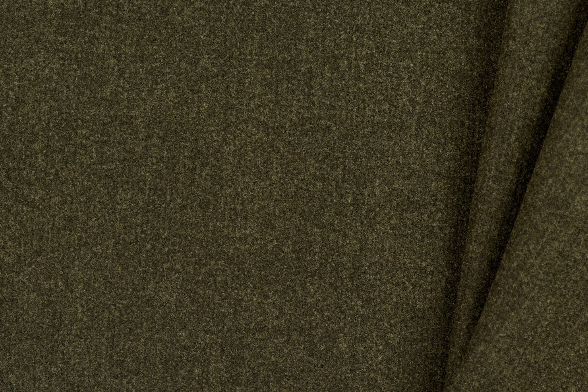 Mantel Terry Melange Stof Army Olijf – Warm, Zacht & Stijlvol