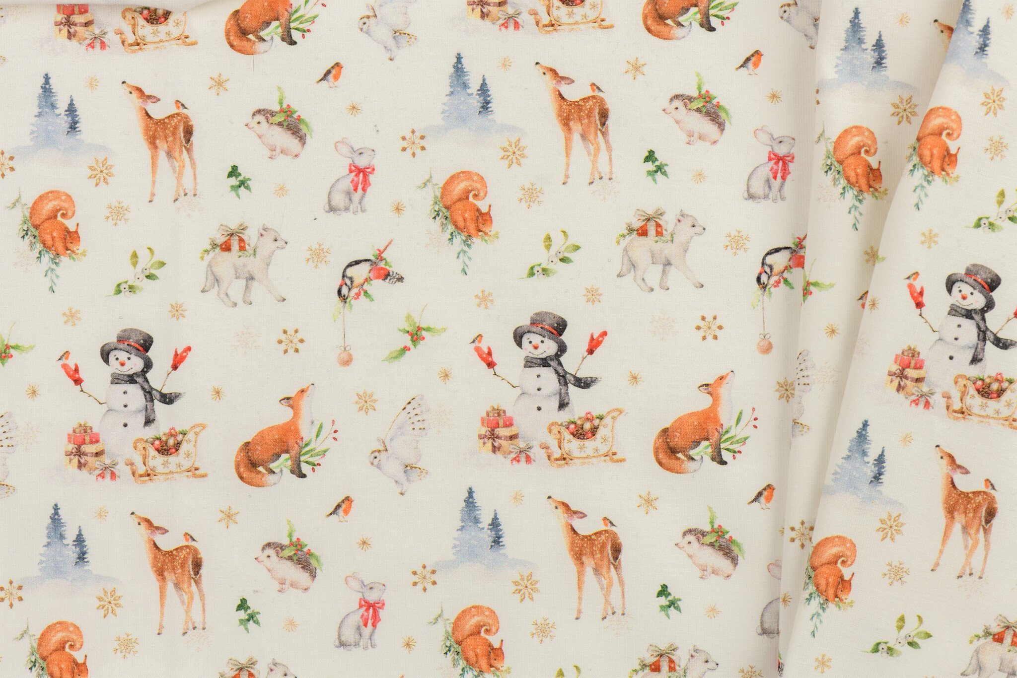 Jersey Katoen Kerstdieren – Perfect Voor Feestelijke Creaties!