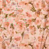 Jersey Katoen Digitale Print - Dusty Roze Rozenbloem