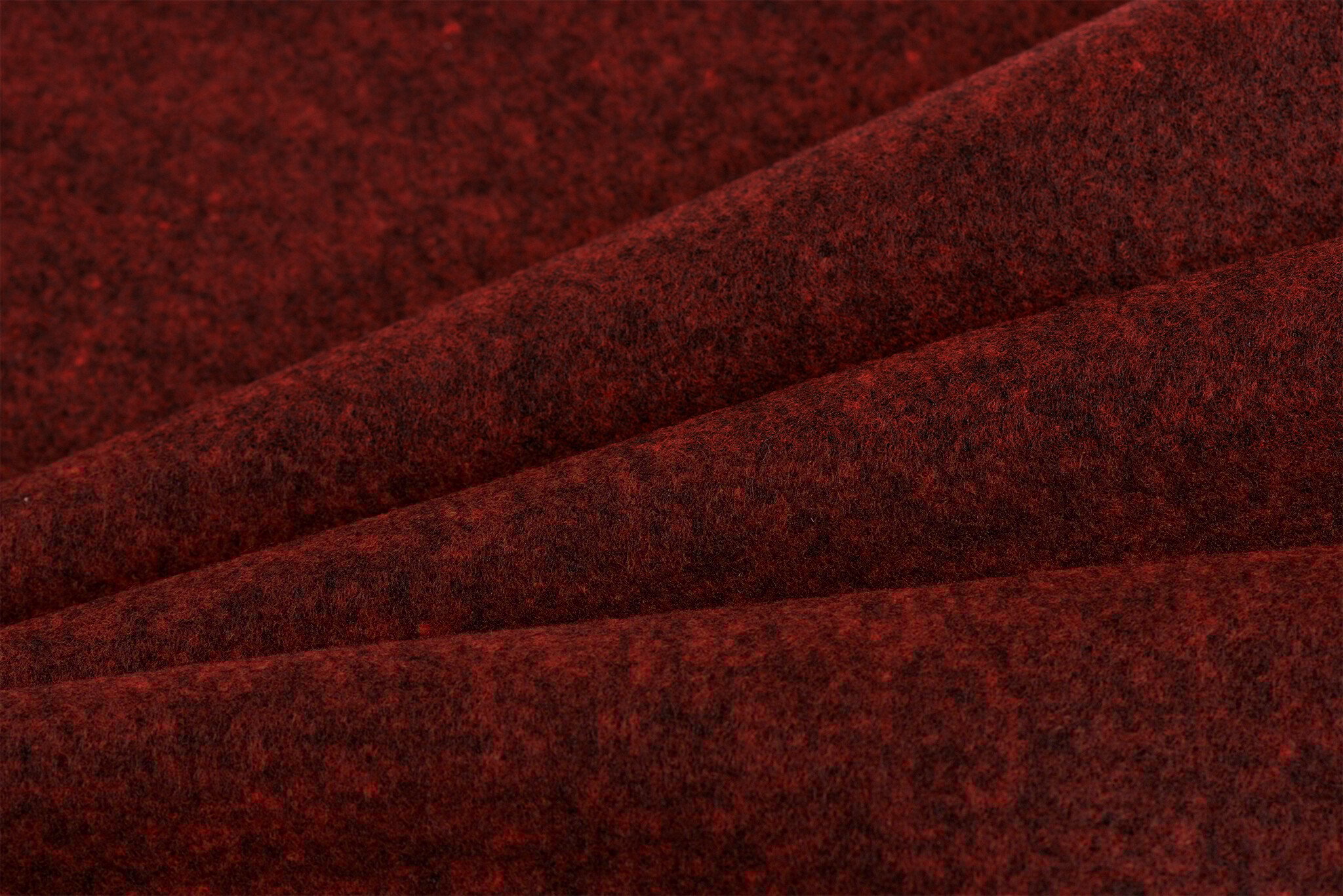 Mantel Terry Melange Stof Rood – Warm, Zacht & Stijlvol