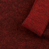 Mantel Terry Melange Stof Rood – Warm, Zacht & Stijlvol