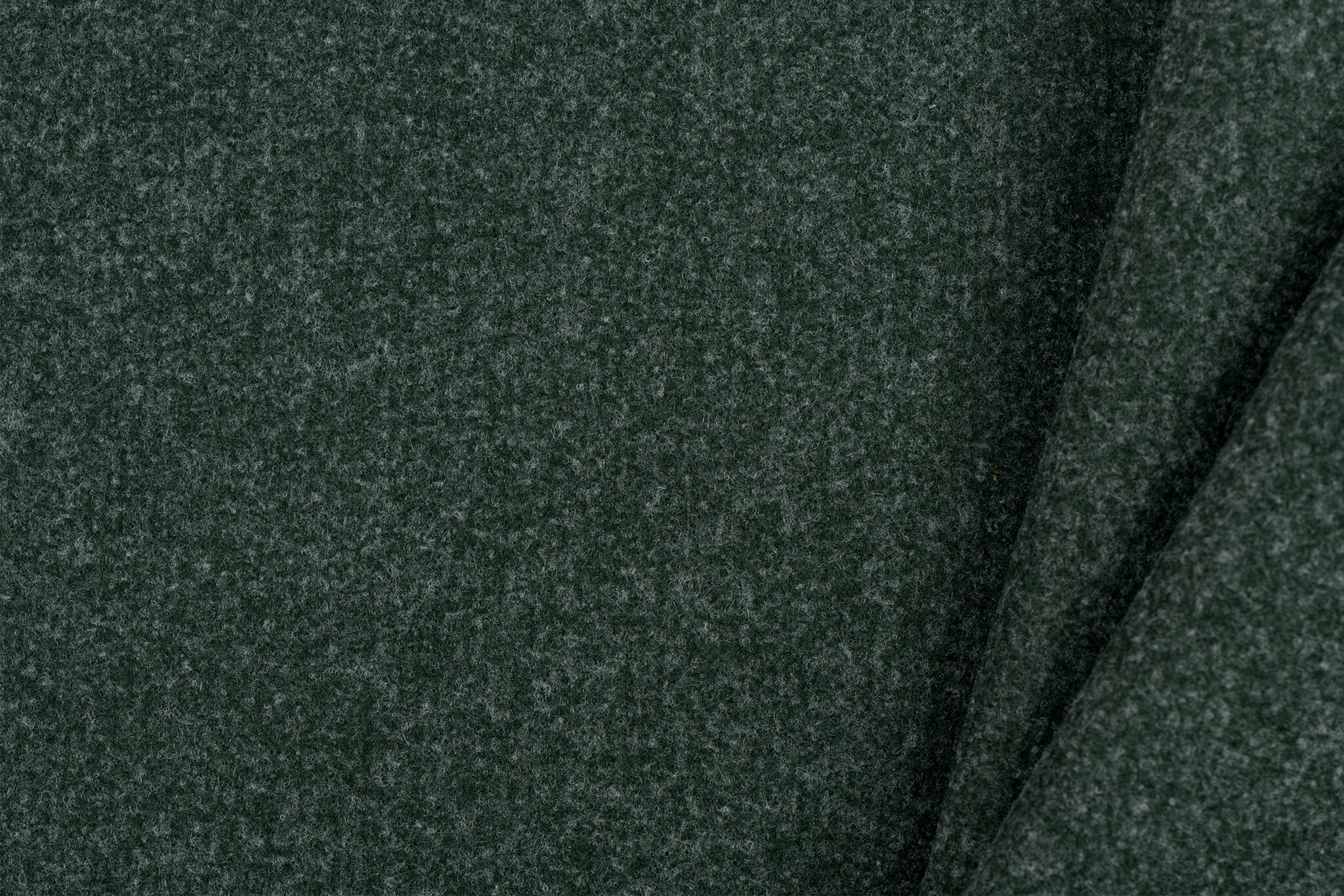 Mantel Terry Melange Stof Donkergroen – Warm, Zacht & Stijlvol