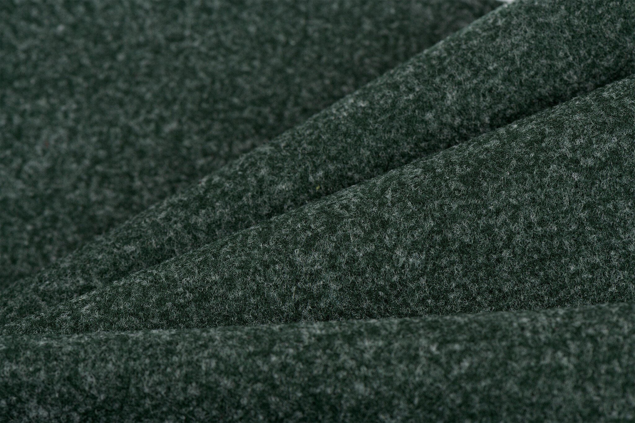Mantel Terry Melange Stof Donkergroen – Warm, Zacht & Stijlvol