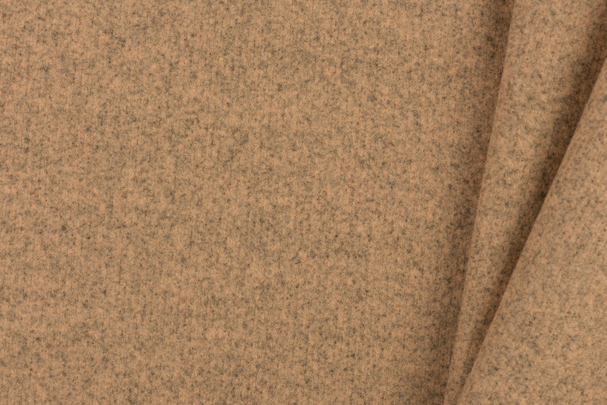 Mantel Terry Melange Stof Camel Beige – Warm, Zacht & Stijlvol